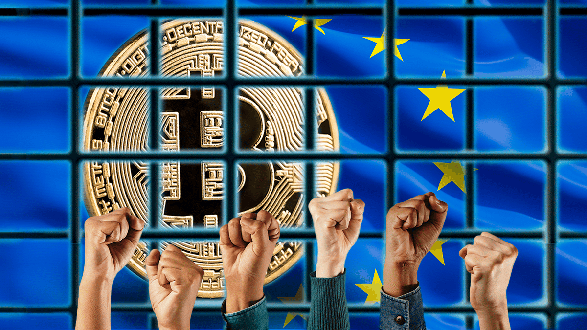 Frustración bitcoiner ante regulación de Europa: «más control con leyes, menos libertad»