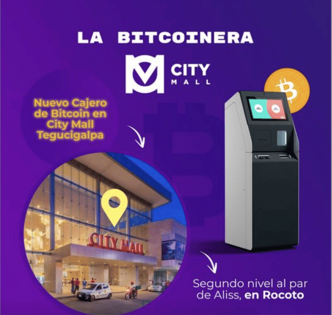 Honduras launches its third bitcoin and cryptocurrency ATM