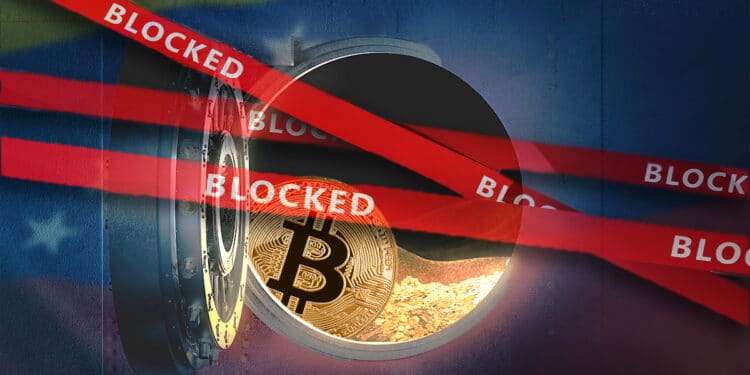 Bóveda de Bitcoin clausurada.