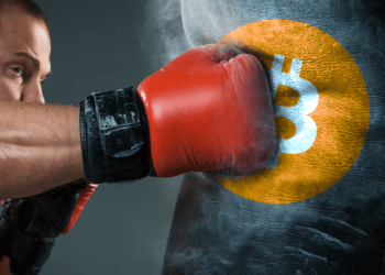 Boxeador golpea a Bitcoin.