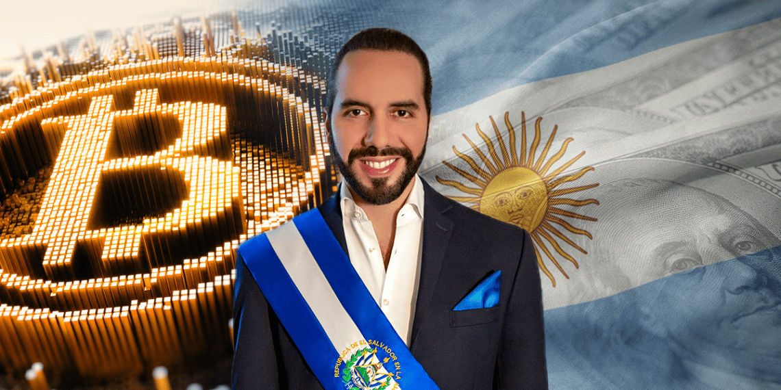 Bukele, dólar, Argentina y Bitcoin.