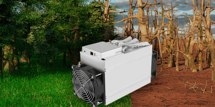 Cambio climático y minero Bitcoin.