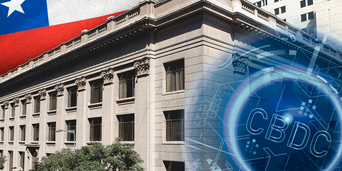 Chile ya cuenta con el primer diagnóstico de las pruebas hechas para el lanzamiento de una moneda digital de banco central. Composición por CriptoNoticias. Fuente: wikipedia.org / Buffaloboy ; Oleksii / adobe.stock.com.