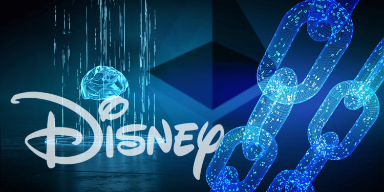 Disney quiere cumplir su viejo deseo de unir la realidad y la fantasía con realidad aumentada, NFT y una red lateral de Ethereum. Composición por CriptoNoticias. knssr/ stock.adobe.com; Ethereum/ ethereum.org; iuriimotov/ stock.adobe.com; The Walt Disney Company / wikipedia.org