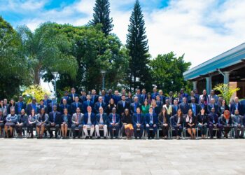 44 delegaciones se reúnen en El Salvador para tratar temas relacionados con bitcoin, economía digital, bancarización y otros referentes a la inclusión financiera de la población. Fuente: Twitter / @bcr_sv.