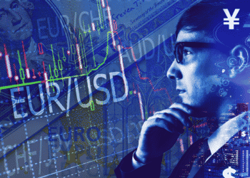 El precio del euro podría llegar a ser más bajo que el del dólar si continúa perdiendo su fortaleza. Composición por CriptoNoticias. naiauss/ stock.adobe.com; kasmasov/ stock.adobe.com; metamorworks/ stock.adobe.com