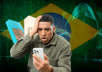 Un hombre de Brasil perdió sus bitcoins en Binance tras haber sufrido una clonación del chip Claro de su celular. Composición por CriptoNoticias. Fuente: oz ; Dmitri Stalnuhhin ; Vadim Pastuh ; Stillfx / stock.adobe.com.