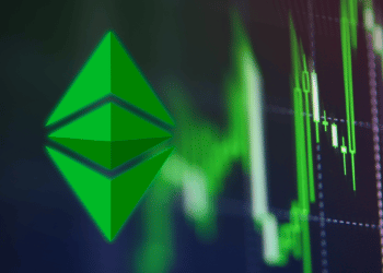 Ethereum Classic con gráfico verde.