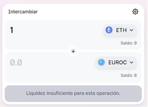 eurocoin currency is already listed in the decentralized excahge, uniswap