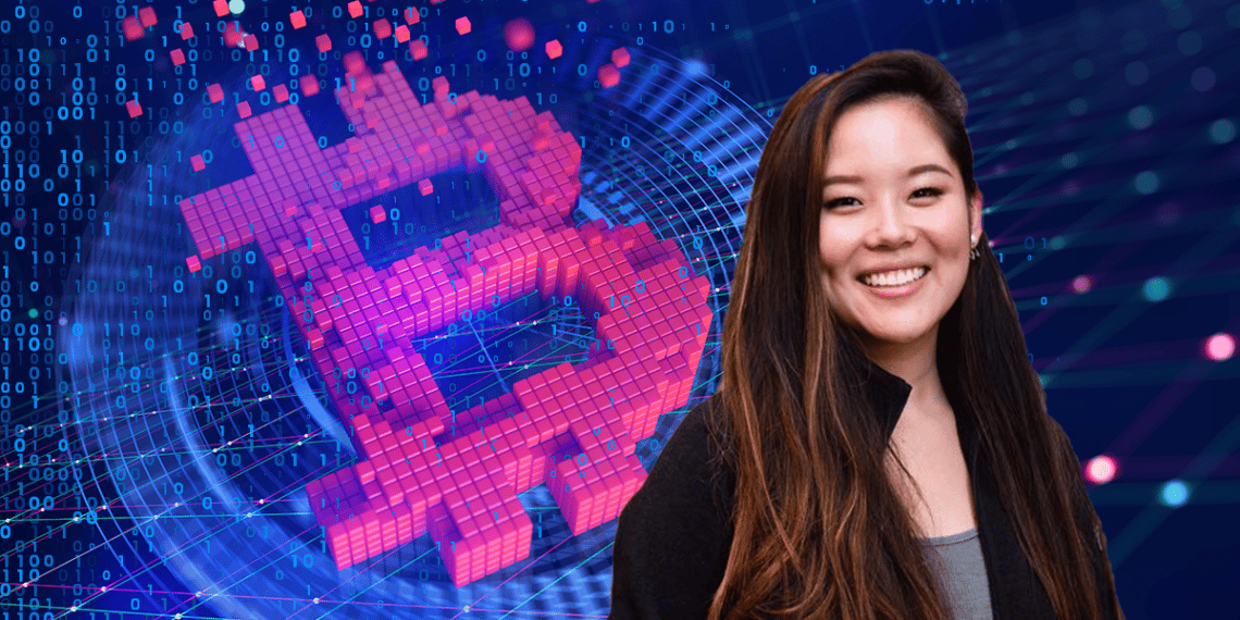 Gloria Zhao es una de las desarrolladoras más activas de Bitcoin Core en la actualidad. Composición por CriptoNoticias. Fuente: Siarhei ; Ольга Погорелова / stock.adobe.com / Brink / SITIO WEB.com.