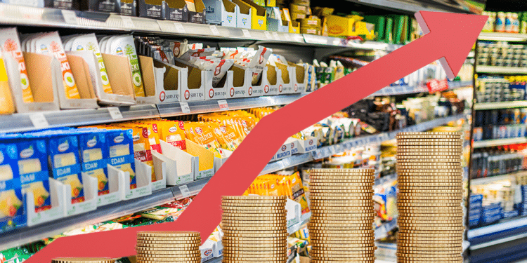 Bitcoin se ve afectado junto al resto de los mercados por las proyecciones de inflación. Composición por CriptoNoticias. Fuente: 	monticellllo ; Who is Danny / stock.adobe.com.