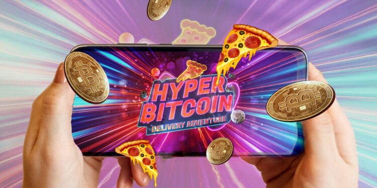 Juego de móvil Hyper Bitcoin.