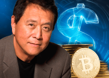 Kiyosaki con bitcoin y dólar digital.