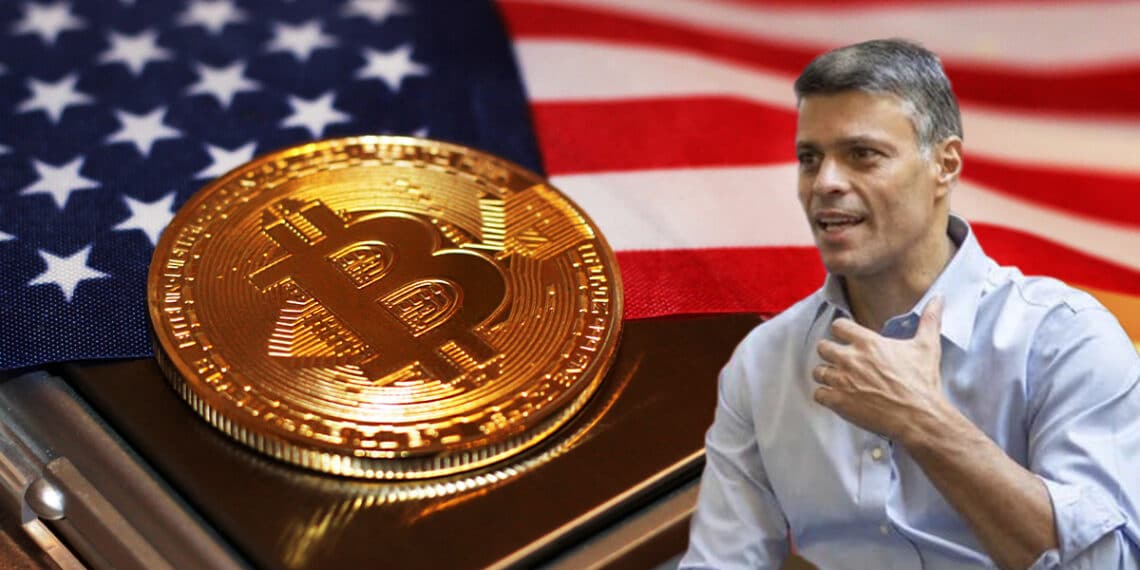 Leopoldo López firma petición al Congreso de Estados Unidos sobre Bitcoin