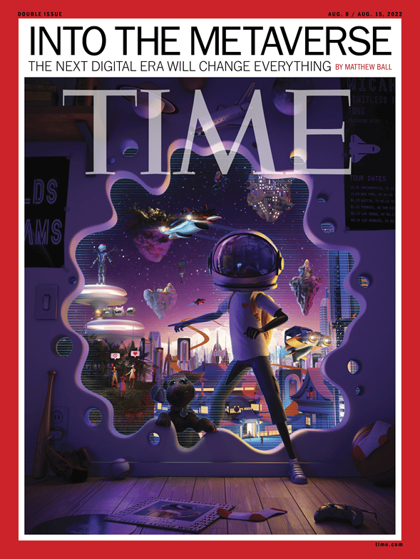 El metaverso es portada de la revista TIME “lo cambiará todo”