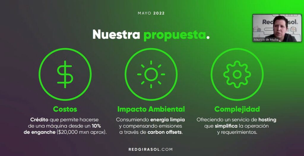 They will grant credits to mine bitcoin with green energy in Mexico