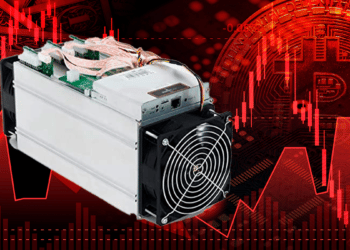 Mercado de Bitcoin en rojo y Antminer S9 13.5TH/s.