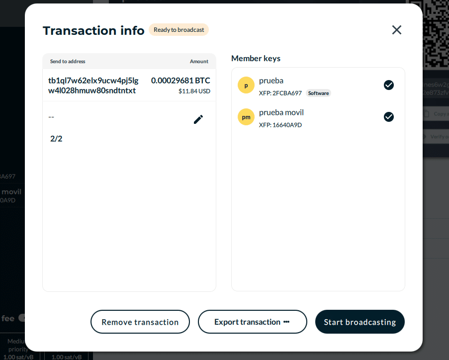 Nunchuk hardware wallet de Bitcoin.