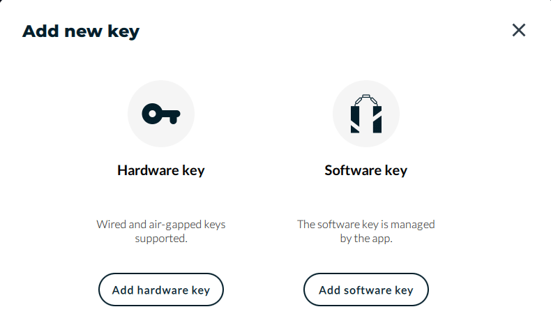 Nunchuk hardware wallet de Bitcoin.