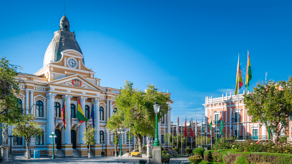 Government Palace in Bolivia.