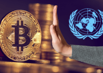 La ONU prefiere que los países en desarrollo prohíban los anuncios relacionados con las criptomonedas para contener los riesgos. Composición por CriptoNoticias. Fuente:  Natali / adobe.stock.com ; fox17 / adobe.stock.com , ONU / Wikipedia.