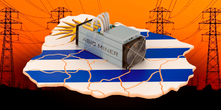 Minero asic sobre Uruguay
