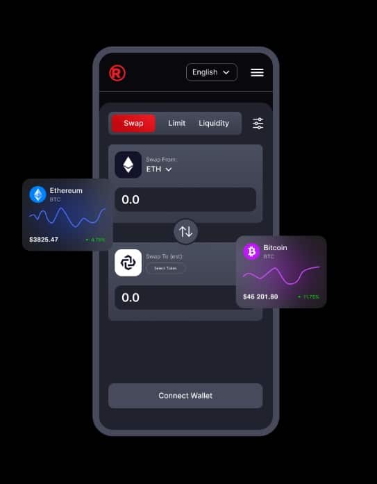 interfaz para el intercambio de tokens de radioshack