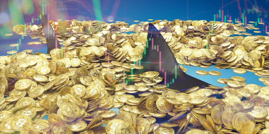Tiburones de bitcoin acumularon secretamente 52.000 BTC en el último mes