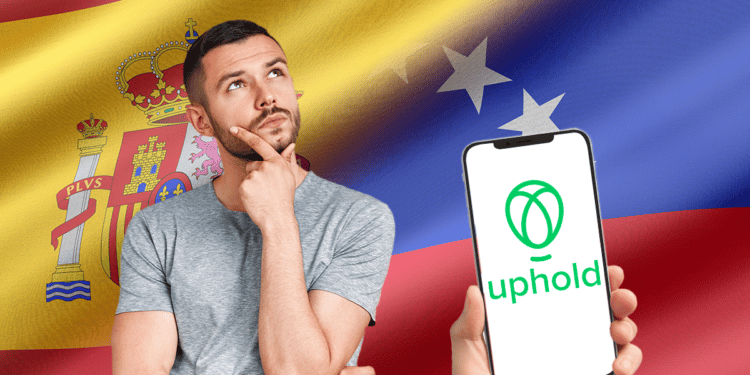 Los usuarios venezolanos de Uphold tienen hasta el 31 de julio para retirar sus criptomonedas. Composición por CriptoNoticias. Fuente: uphold.com / GVS ; erllre ; denphumi / stock.adobe.com.