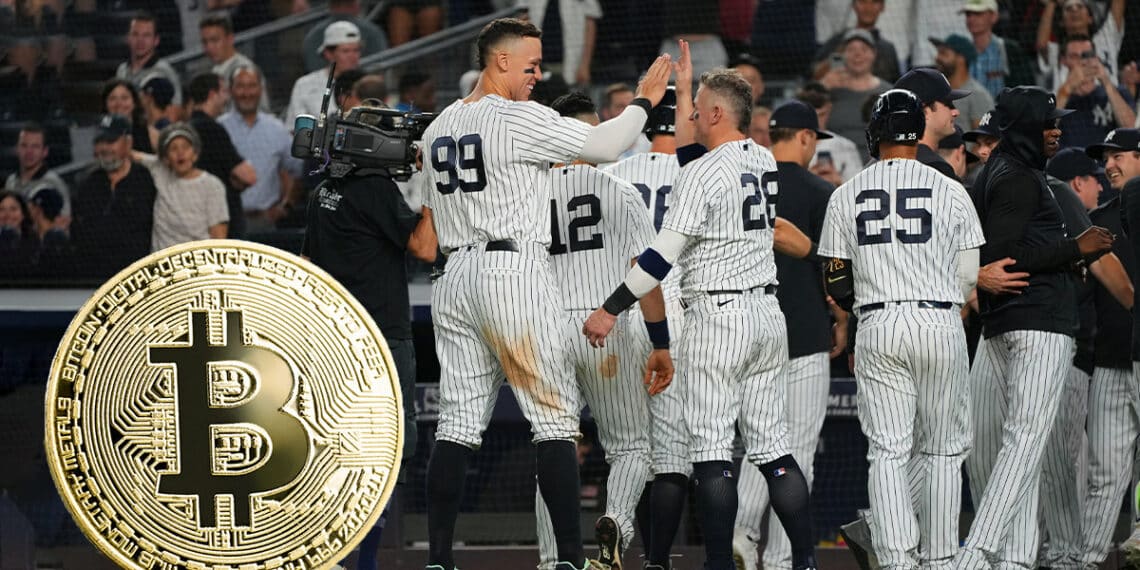 Los Yankees se alían con NYDIG para que sus empleados puedan cobrar y ahorrar en bitcoin.