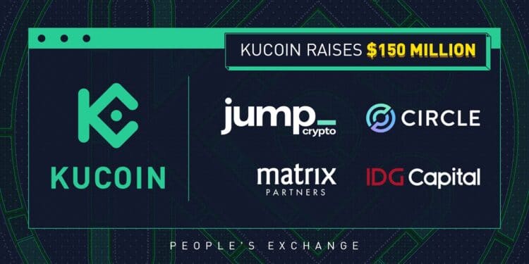 Logos de Kucoin y de empresas inversionistas de la segunda ronda.
