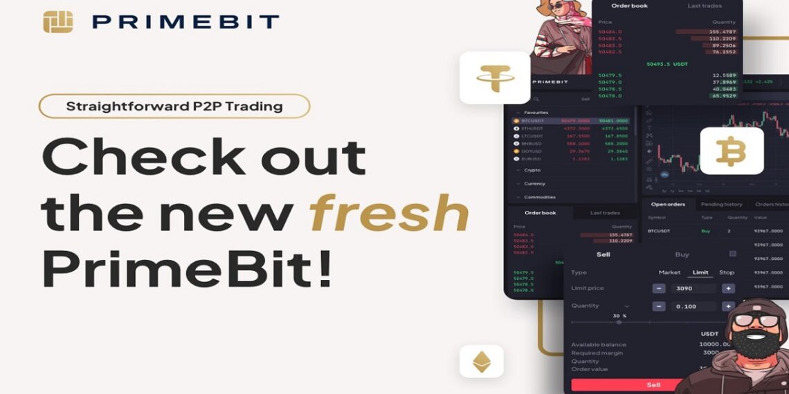 Pancarta promocional de PrimeBit.