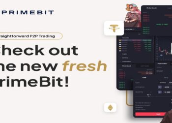 Pancarta promocional de PrimeBit.