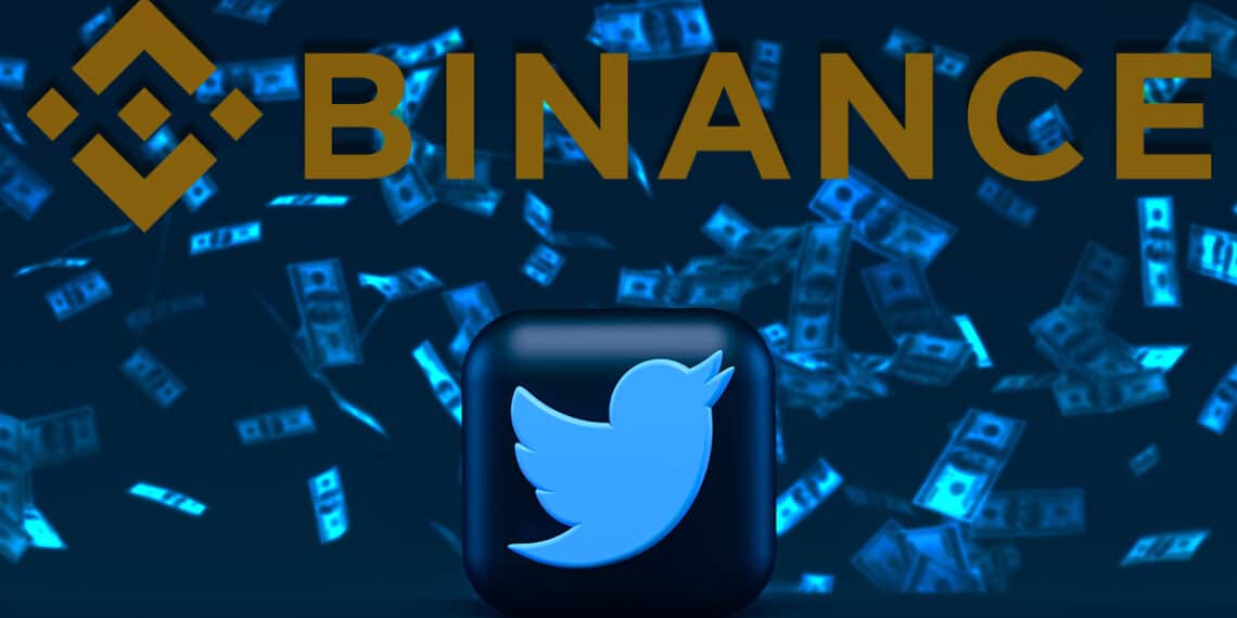 binance invierte para la compra de twitter