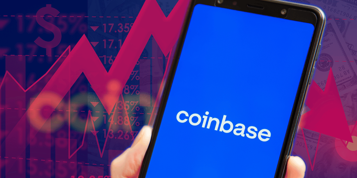 Se agrava la pérdida de valor de mercado de Coinbase. Composición por CriptoNoticias. Fuente: Iryna Budanova ; Jira / stock.adobe.com.