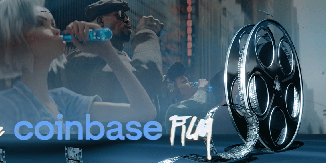 Coinbase muestra lo que será la primera película de un exchange ligada a los NFT y los metaversos con Bored Apes. Composición por CriptoNoticias. Alexander Vasilyev/ stock.adobe.com; coinbase / twitter.com