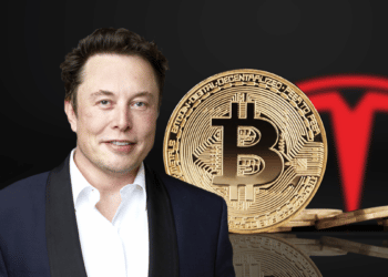 Elon Musk es cuestionado por vender casi todos los bitcoins de Tesla. Composición por CriptoNoticias. Fuente: wikipedia.org / BillionPhotos.com / stock.adobe.com.