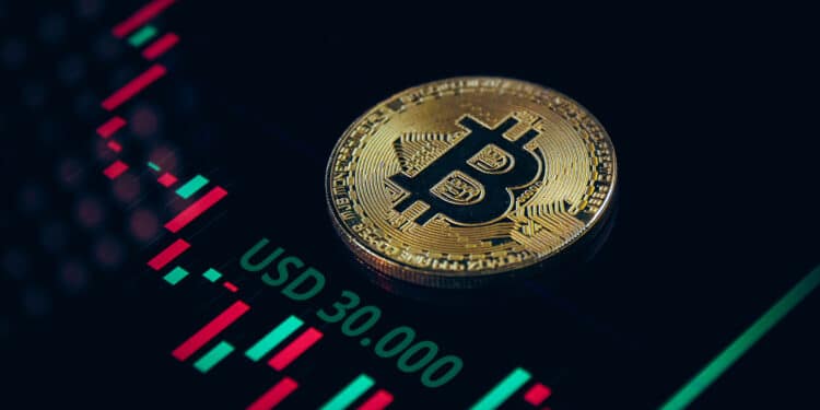 bitcoin coquetea con el soporte en 30.000