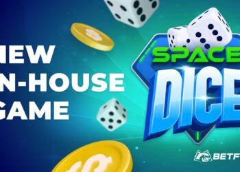 Pancarta promocional del del nuevo juego de Betfury, Space Dice