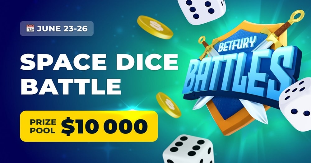 BetFury bitcoin casino launches its new game: Space Dice