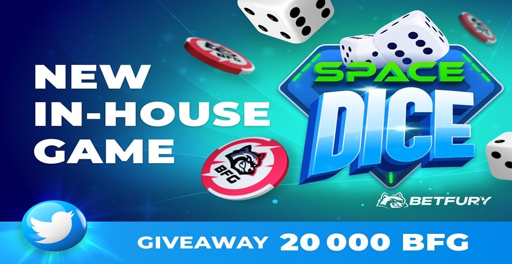 BetFury bitcoin casino launches its new game: Space Dice