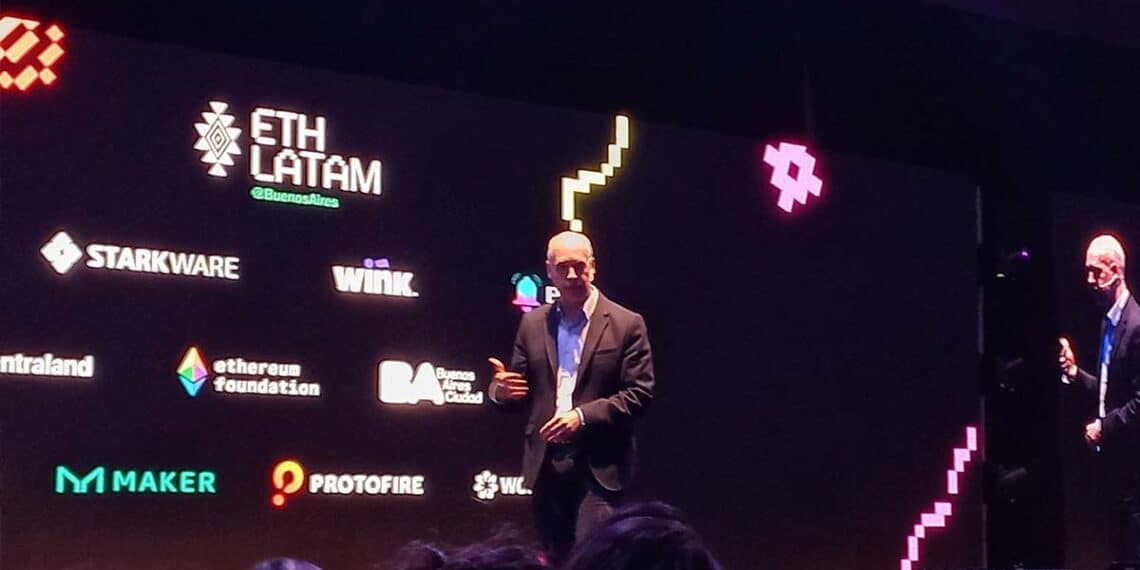 Horacio Rodríguez Larreta en el evento ETHLatam habló sobre las criptomonedas.