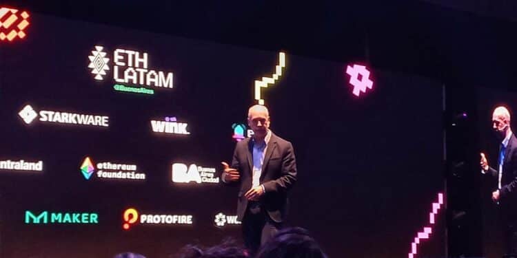 Horacio Rodríguez Larreta en el evento ETHLatam habló sobre las criptomonedas.