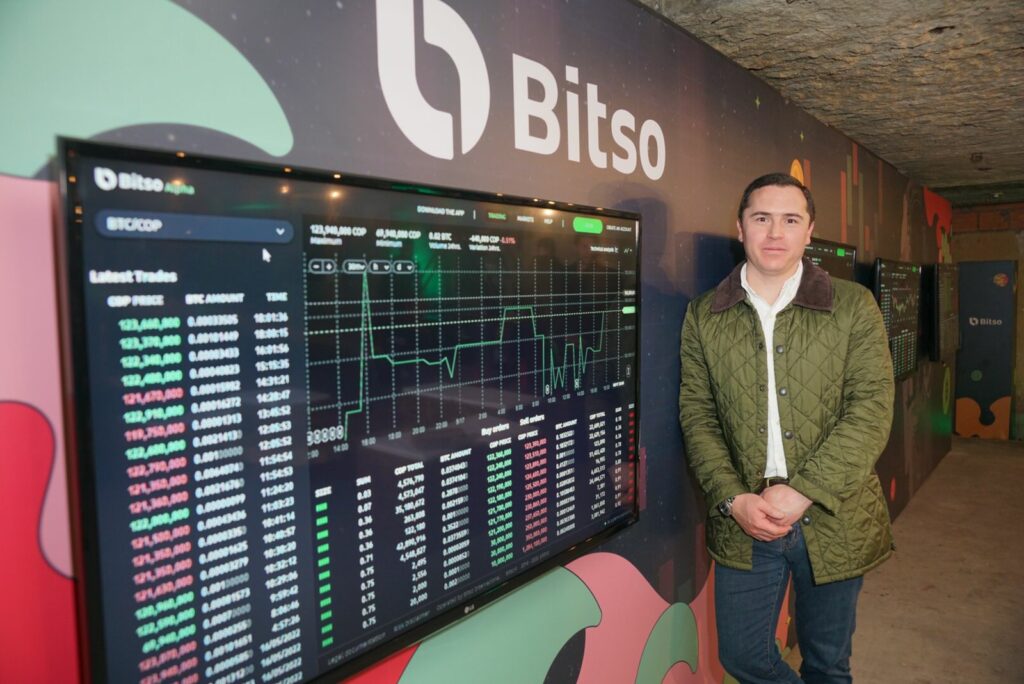 Emilio Pardo, CEO de Bitso en Colombia.