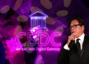 Robert Kiyosaki con fondo de CBDC y monedas