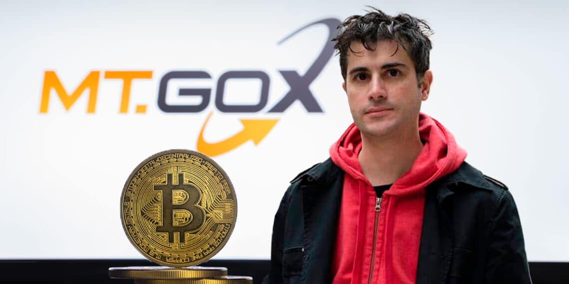 Franco Amati con logo ed Mt.Gox y Bitcoin.