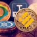 moneda de BUSD de Binance con stablecoins USDC, TUSD y USDP en el fondo