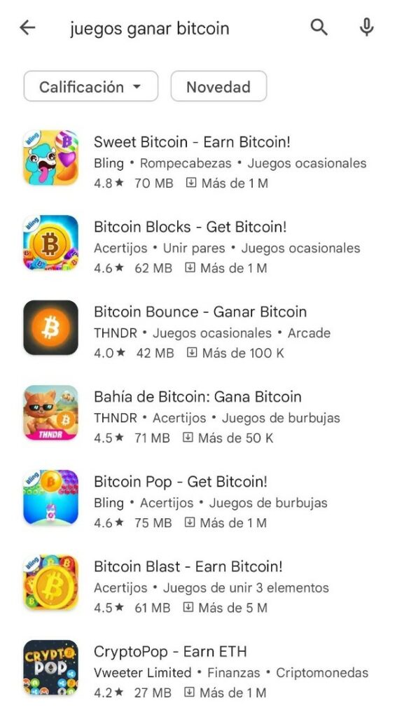 Juegos para ganar bitcoin