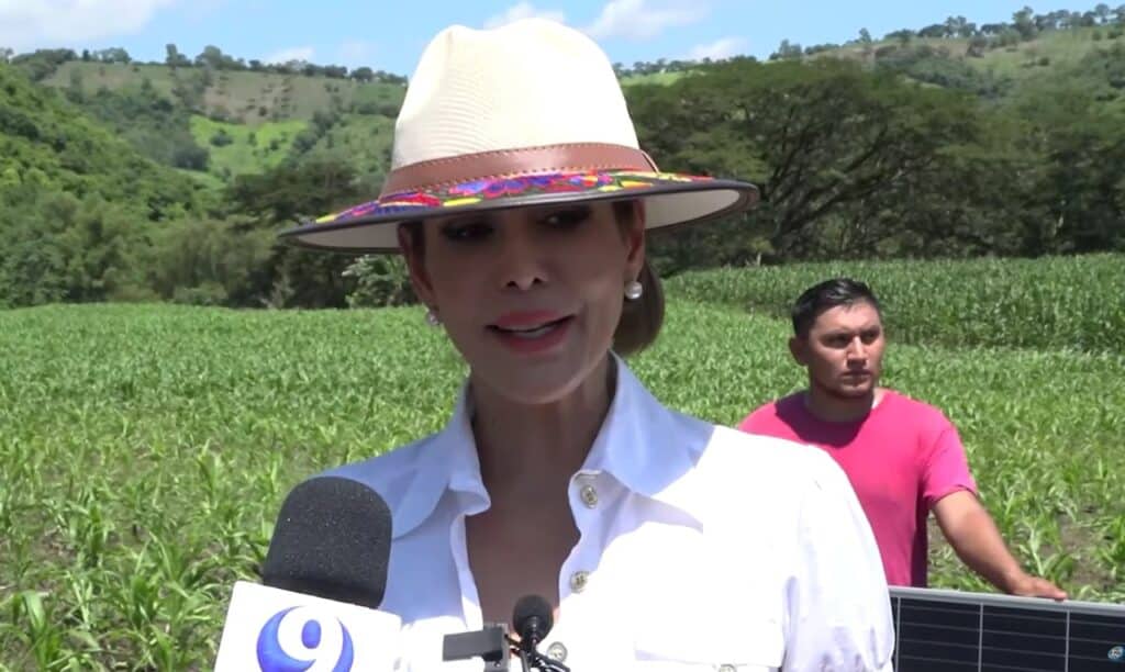 Embajadora de El Salvador en Estados Unidos, Milena Mayorga.