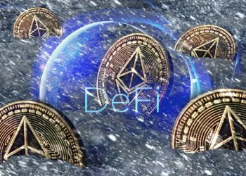 monedas de ethereum congeladas en interfaz de DeFi